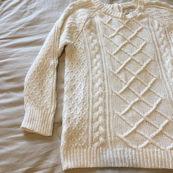 Anne Taylor Loft women’s size small off white sweater - Picture 12 of 16